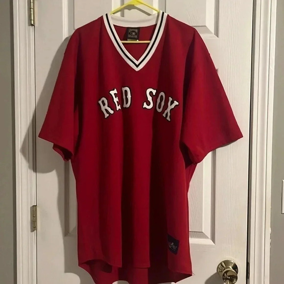 Red Sox Jersey, V-Neck, Red - Size XXL - Picture 1 of 6